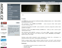 Tablet Screenshot of mone.cz